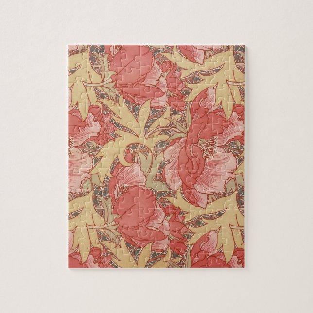 William Morris Poppies Floral (Vertikal)