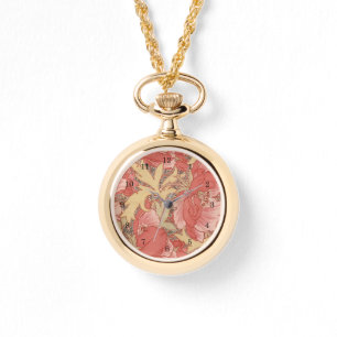 William Morris Poppies Floral Armbanduhr