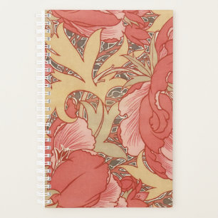 William Morris Poppies Floral Art Nouveau Motif