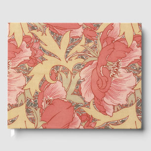 William Morris Poppies Floral Gästebuch