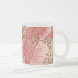 William Morris Poppies Floral Mattglastasse