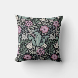 William Morris Poppy Botanical Victorian Wallpaper Kissen