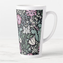 William Morris Poppy Botanical Victorian Wallpaper Milchtasse