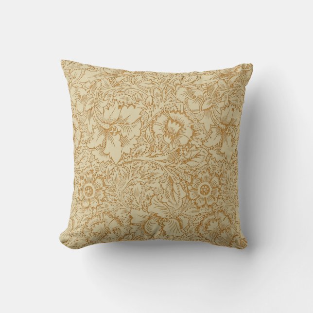 William Morris Poppy Floral Wallpaper Kissen (Vorderseite)