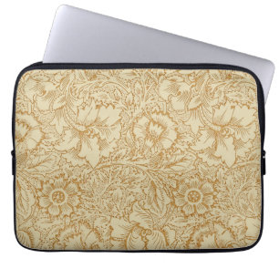 William Morris Poppy Floral Wallpaper Laptopschutzhülle