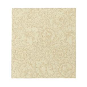 William Morris Poppy Floral Wallpaper Notizblock