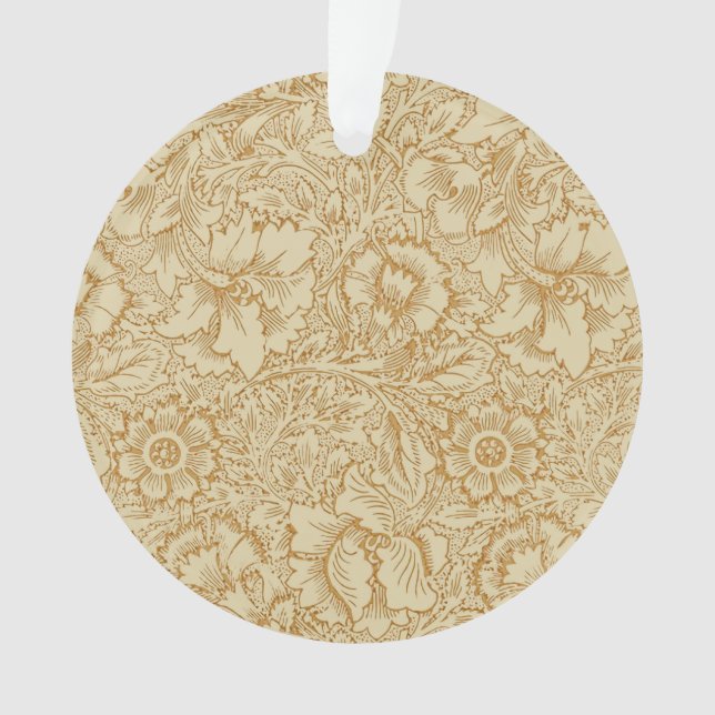 William Morris Poppy Floral Wallpaper Ornament (Vorderseite)