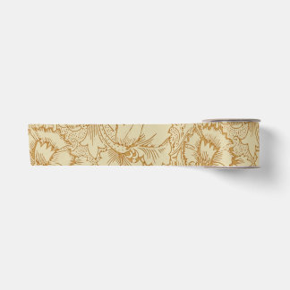 William Morris Poppy Floral Wallpaper Satinband