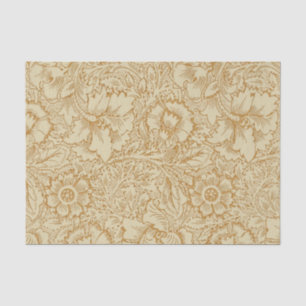 William Morris Poppy Floral Wallpaper Seidenpapier