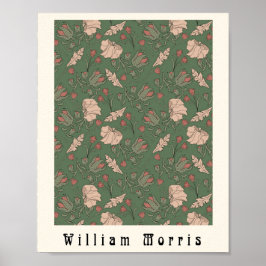 William Morris poster Art Nouveau Blume Vintag