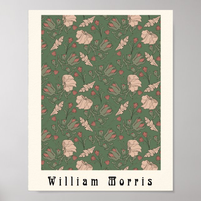 William Morris poster Art Nouveau Blume Vintag (Vorne)
