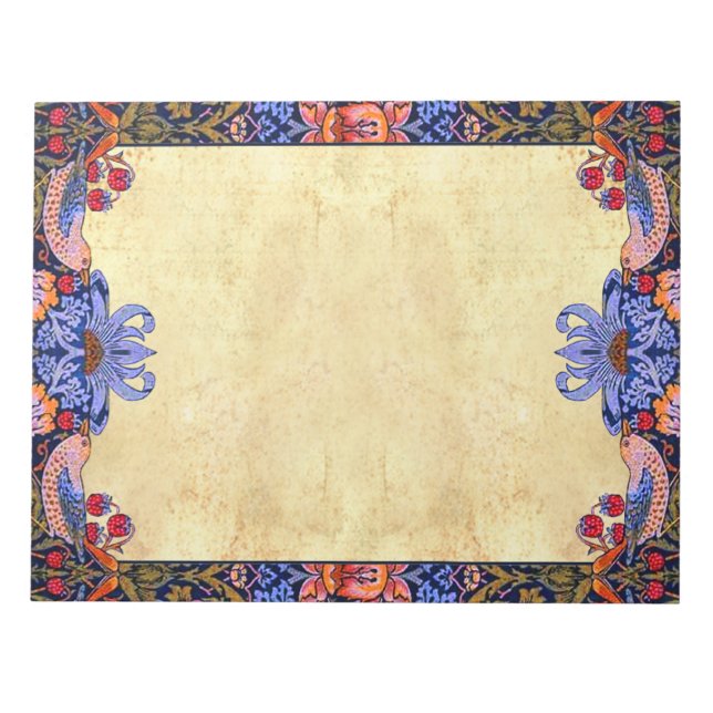 William Morris Pre-Raphaelite 11X8.5 in Notepad Notizblock (Vorderseite)