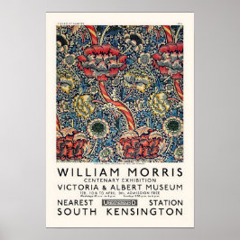 WILLIAM MORRIS Print, Victoria and Albert Museum  Poster