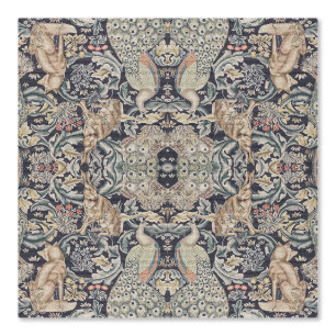 William Morris Rabbit, Peacock und Fox Tapete
