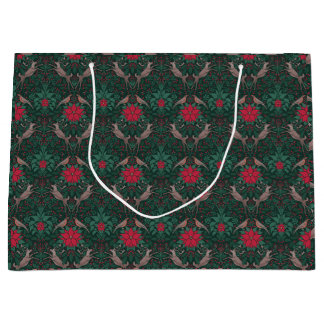 William Morris Rentier Weihnachtsdamast Große Geschenktüte