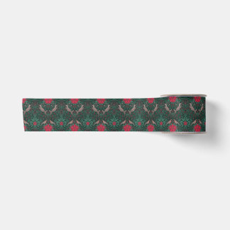 William Morris Rentier Weihnachtsdamast Satinband