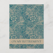 WILLIAM MORRIS RETIREMENT PARTY EINLADUNG