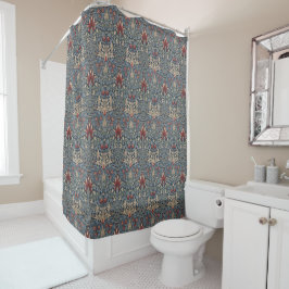William Morris : Rideau de douche en Tête de Snake