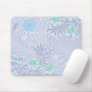 William Morris - Rittersporn - Blaue Blumen & Blät Mousepad
