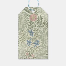 William Morris Rittersporn-Blumen-Wallpaper Geschenkanhänger
