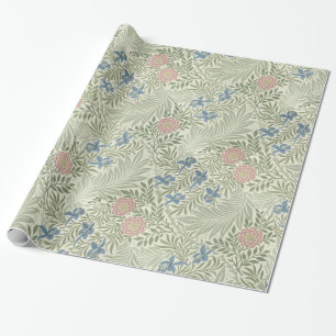 William Morris Rittersporn-Blumen-Wallpaper Geschenkpapier
