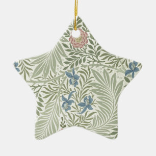 William Morris Rittersporn-Blumen-Wallpaper Keramik Ornament