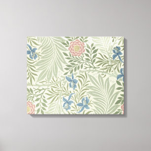 William Morris Rittersporn-Blumen-Wallpaper Leinwanddruck