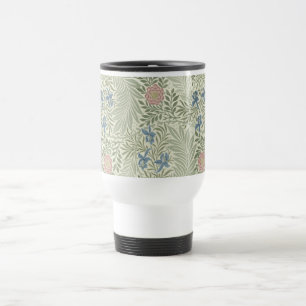 William Morris Rittersporn-Blumen-Wallpaper Reisebecher