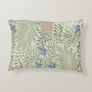 William Morris Rittersporn-Blumen-Wallpaper Zierkissen