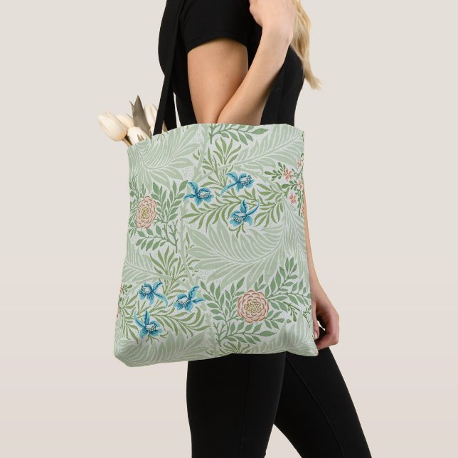 William Morris Rittersporn Tasche (Von Nahem)
