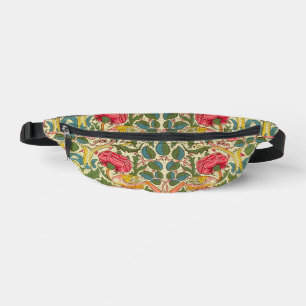 William Morris Rose Floral Chintz Pink Bauchtasche