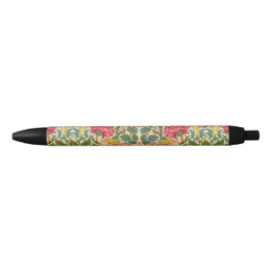 William Morris Rose Floral Chintz Pink Kugelschreiber