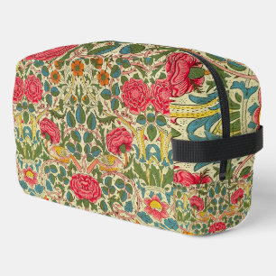 William Morris Rose Floral Chintz Pink Waschbeutel