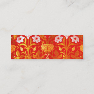 William Morris Rose und Lily Mini Visitenkarte