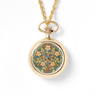 William Morris Rose Wreath Armbanduhr