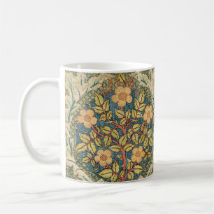 William Morris Rose Wreath Cushion Cover Classic Kaffeetasse