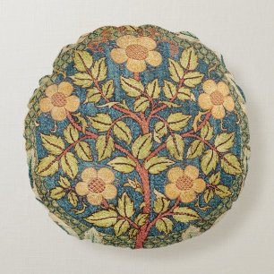 William Morris Rose Wreath Cushion Cover Classic Rundes Kissen