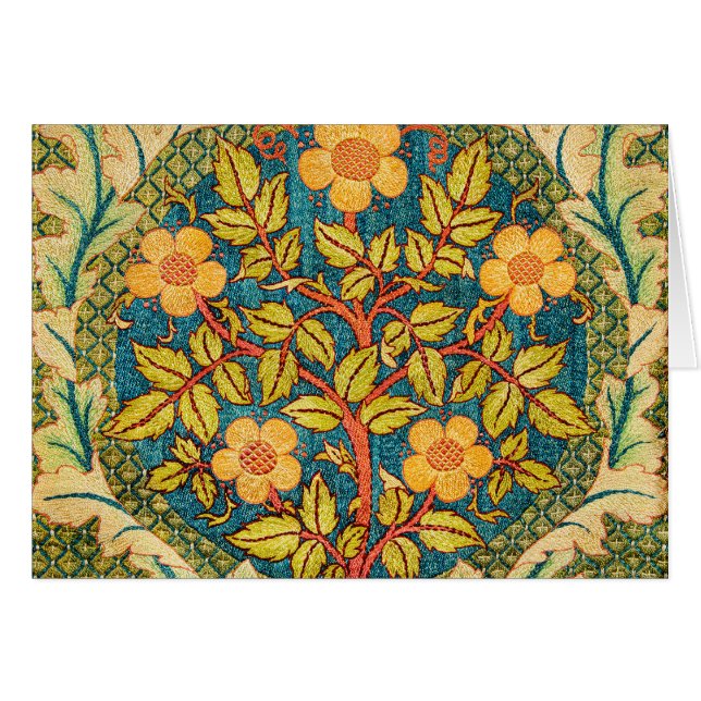 William Morris Rose Wreath: Klassische Künste und  (Vorderseite (Horizontal))