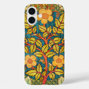 William Morris Rose Wreath: Klassische Künste und  iPhone 16 Plus Hülle