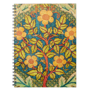 William Morris Rose Wreath: Klassische Künste und  Notizblock