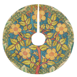 William Morris Rose Wreath: Klassische Künste und  Polyester Weihnachtsbaumdecke
