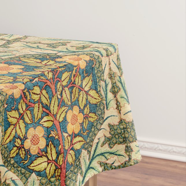 William Morris Rose Wreath Tischdecke (Beispiel)