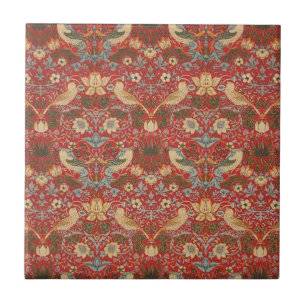 William Morris Roter Erdbeerdieb Fliese