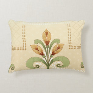William Morris Row of Lilies Accent Coussin