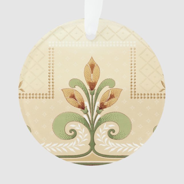 William Morris Row von Lilies Ornament (Vorderseite)