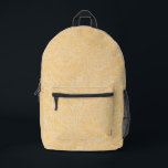 William Morris Rucksack Gelbe Wildnis-Blätter<br><div class="desc">William Morris Rucksack gelb weiche Blätter.</div>