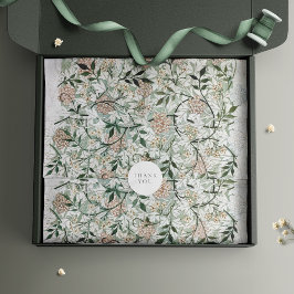 William Morris Sage Green Pattern Design Vintag Seidenpapier