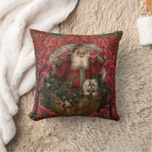 William * Morris Santa Claus Cranberry Burgundy