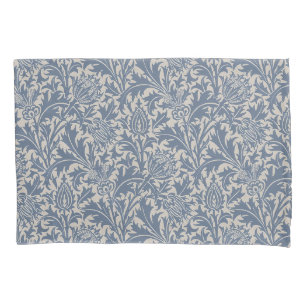 William Morris Schieferblauer Distel Tapete Kissenbezug