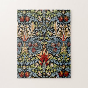 William Morris Schlangenhaupt-Blumenmuster